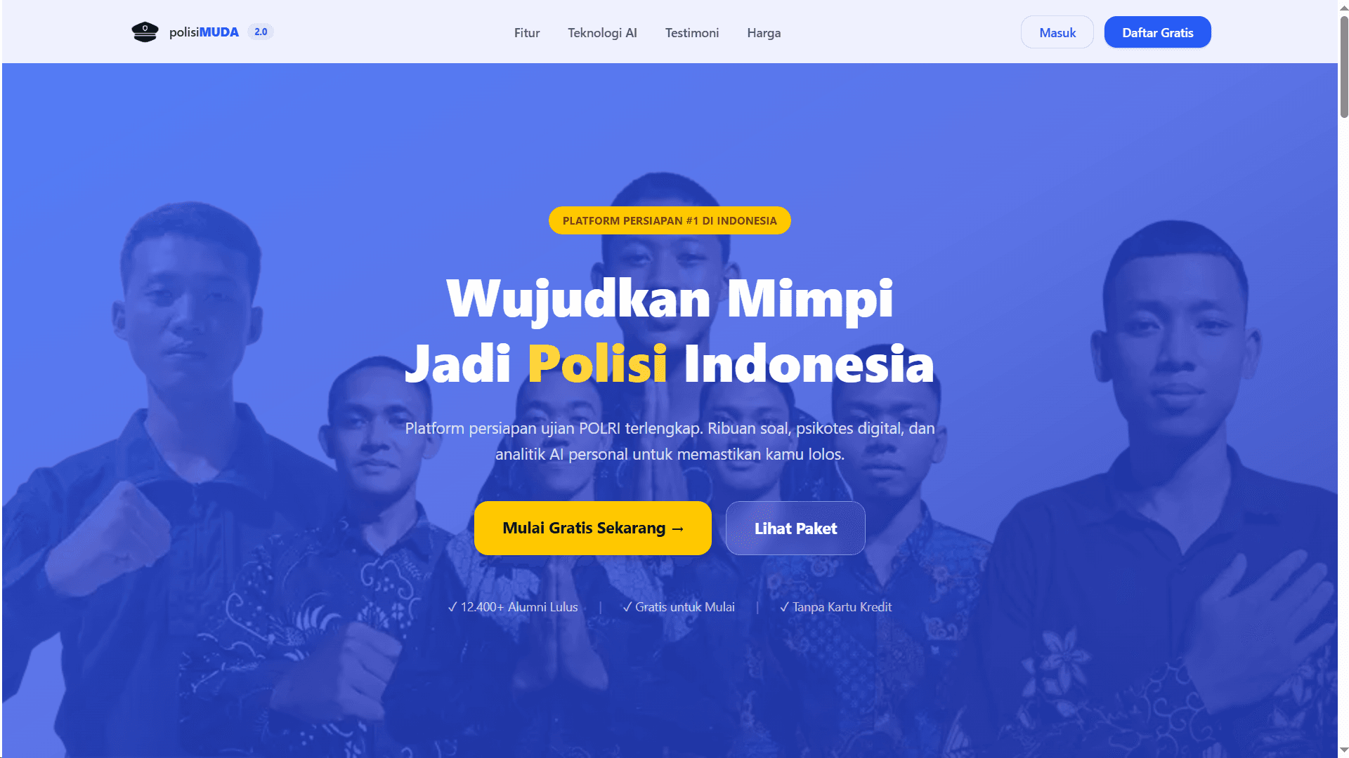 Polisi Muda Education - Tryout Platform